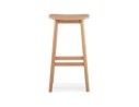 Tabouret de bar design DUMAS en bois finition naturelle