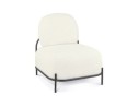 CH05350BE 5404028352717 Fauteuil ORSO LOUNGE en tissu bouloché beige