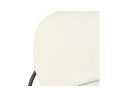 Fauteuil ORSO LOUNGE en tissu bouloché beige