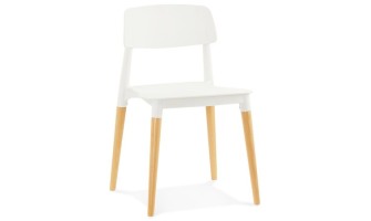 CH01180WH 5420072033815 Chaise moderne TRENDY blanche style scandinave