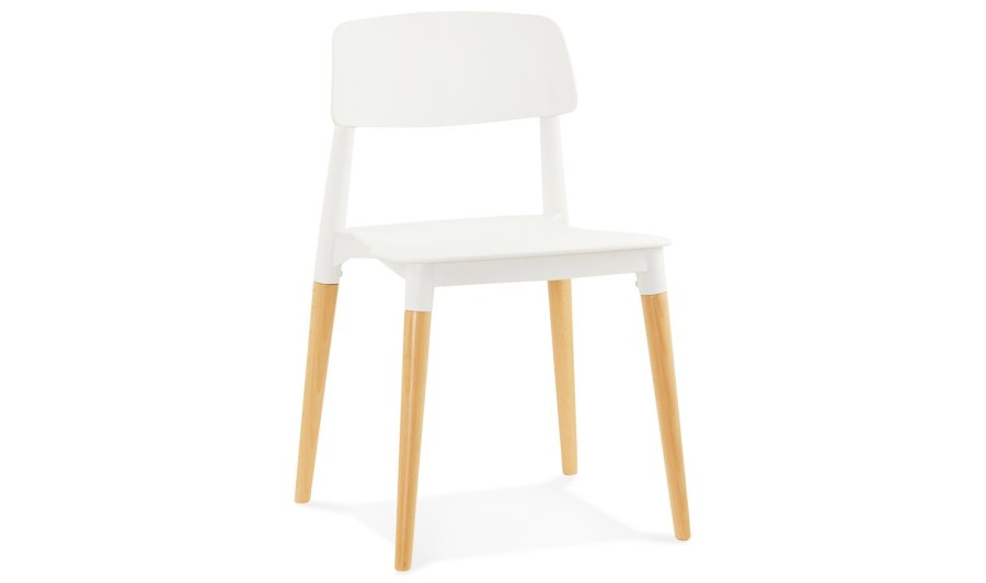 CH01180WH 5420072033815 Chaise moderne TRENDY blanche style scandinave