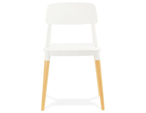 Chaise moderne TRENDY blanche style scandinave