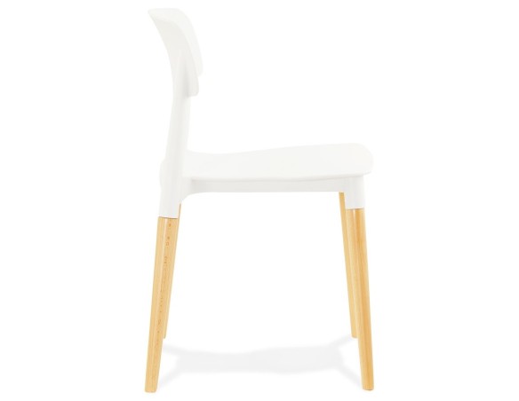 Chaise moderne TRENDY blanche style scandinave