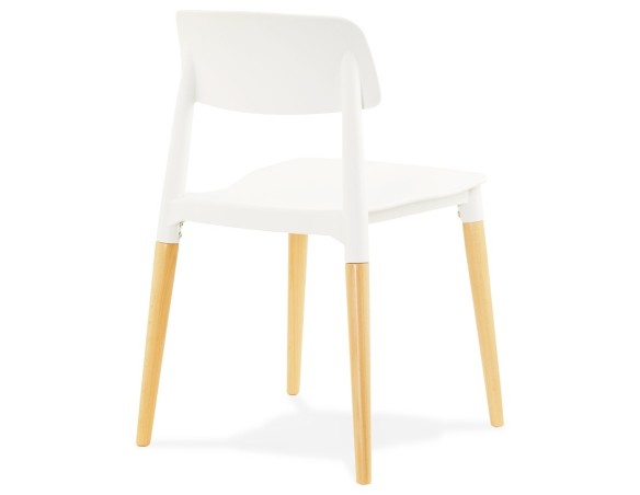 Chaise moderne TRENDY blanche style scandinave