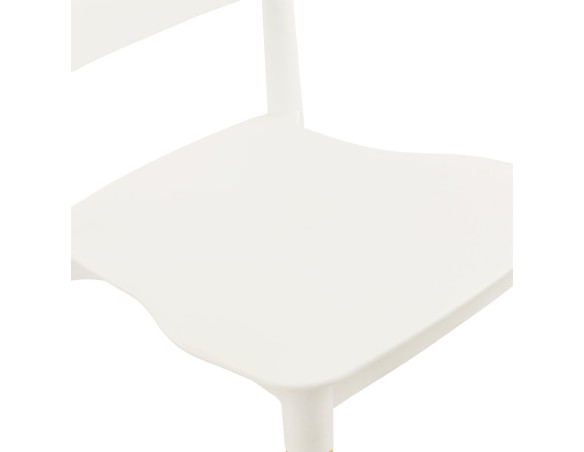 Chaise moderne TRENDY blanche style scandinave