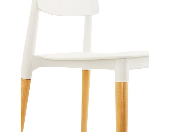 Chaise moderne TRENDY blanche style scandinave