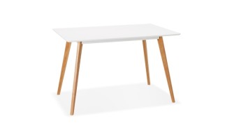 DT01000WH 5420072057170 Petite table / bureau design MARIUS blanche style scandinave - 120x80 cm
