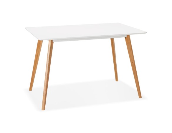 DT01000WH 5420072057170 Petite table / bureau design MARIUS blanche style scandinave - 120x80 cm