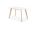 Petite table / bureau design MARIUS blanche style scandinave - 120x80 cm