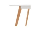 Petite table / bureau design MARIUS blanche style scandinave - 120x80 cm