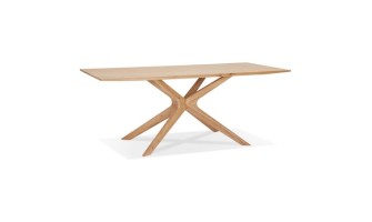DT01550NA 5420072089980 Table de salle à manger MANITOU en chêne massif - 195x95 cm