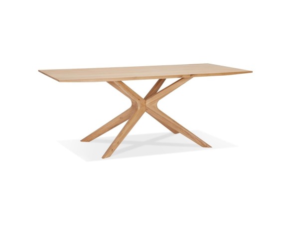 DT01550NA 5420072089980 Table de salle à manger MANITOU en chêne massif - 195x95 cm