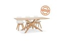 Table de salle à manger MANITOU en chêne massif - 195x95 cm