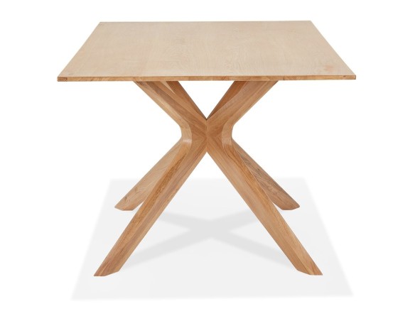 Table de salle à manger MANITOU en chêne massif - 195x95 cm
