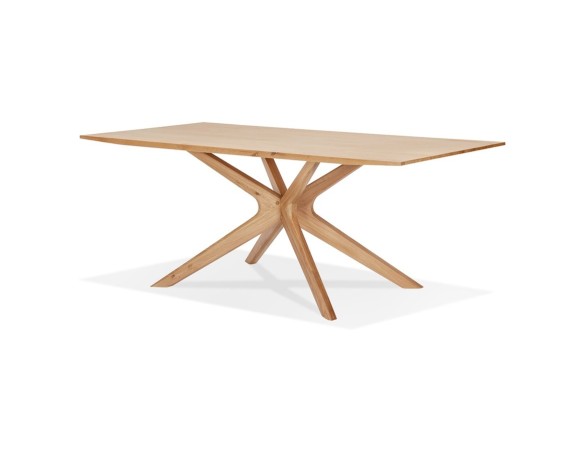 Table de salle à manger MANITOU en chêne massif - 195x95 cm