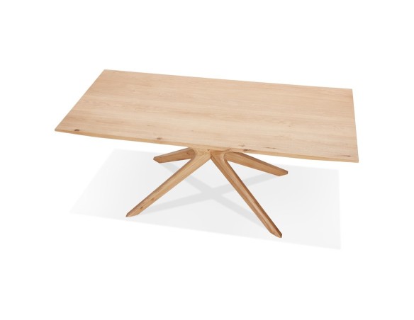 Table de salle à manger MANITOU en chêne massif - 195x95 cm