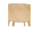 Table de cuisine ronde MIDY finition naturelle style scandinave - ø 90 cm
