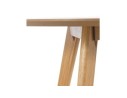 Table de cuisine ronde MIDY finition naturelle style scandinave - ø 90 cm