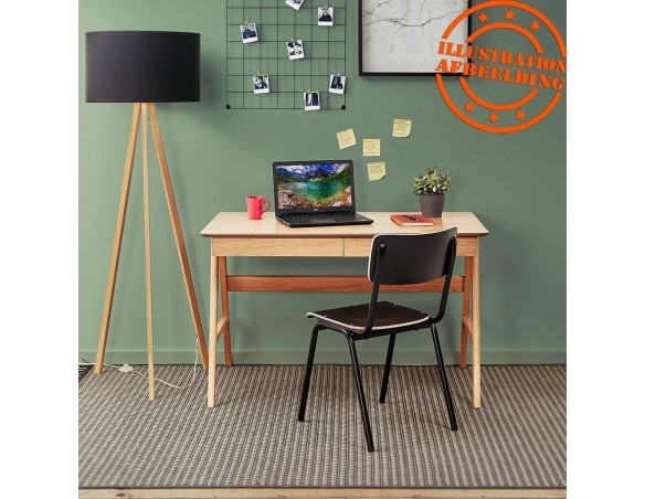 Bureau droit design SIROKO en bois naturel - 120x70 cm