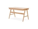 Bureau droit design SIROKO en bois naturel - 120x70 cm