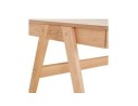 Bureau droit design SIROKO en bois naturel - 120x70 cm