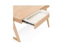 Bureau droit design SIROKO en bois naturel - 120x70 cm