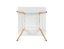 Petite table à diner GENIUS en bois finiton blanche - 80x80 cm
