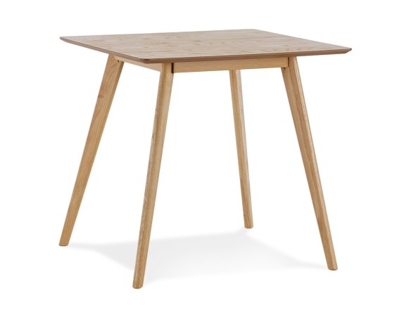 DT03130NA 5404028321911 Petite table à diner GENIUS finiton naturelle - 80x80 cm