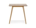 Petite table à diner GENIUS finiton naturelle - 80x80 cm