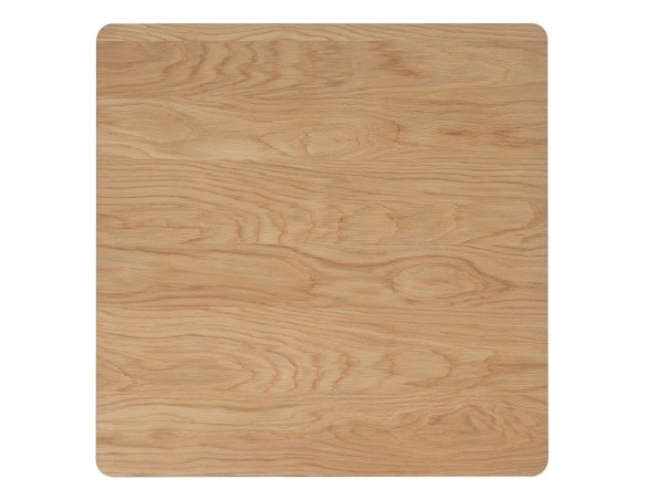 Petite table à diner GENIUS finiton naturelle - 80x80 cm