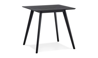 DT03140BL 5404028321935 Petite table à diner GENIUS finiton noire - 80x80 cm