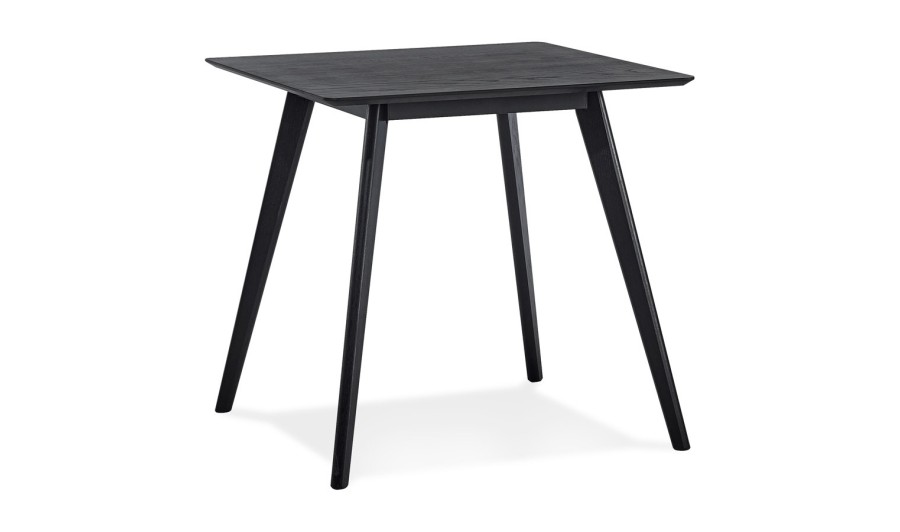 DT03140BL 5404028321935 Petite table à diner GENIUS finiton noire - 80x80 cm