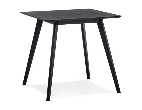 DT03140BL 5404028321935 Petite table à diner GENIUS finiton noire - 80x80 cm