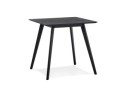 DT03140BL 5404028321935 Petite table à diner GENIUS finiton noire - 80x80 cm