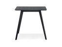 Petite table à diner GENIUS finiton noire - 80x80 cm