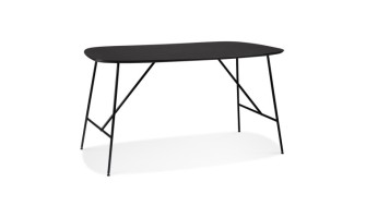 DT03290BL 5404028341322 Petite table/bureau FIONA en bois finition Chêne noir