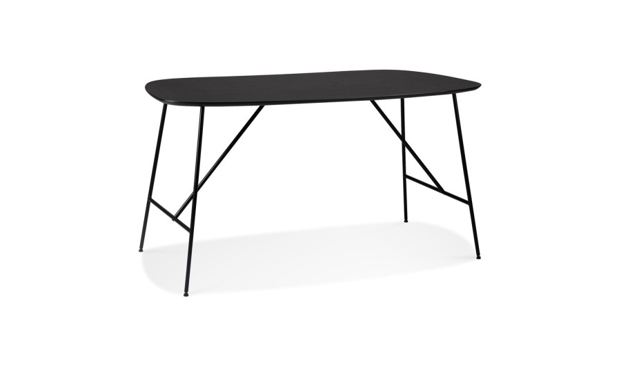 DT03290BL 5404028341322 Petite table/bureau FIONA en bois finition Chêne noir