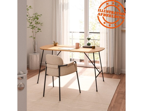 Petite table/bureau FIONA en bois finition Chêne naturel