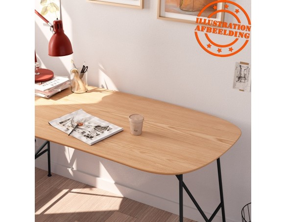 Petite table/bureau FIONA en bois finition Chêne naturel