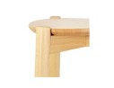 Tabouret de bar TIARA en frêne naturel
