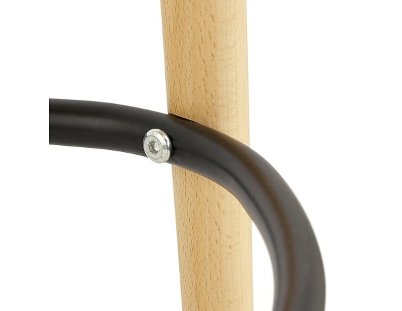 Tabouret de bar TIARA en frêne naturel