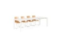 DT00230WH 5420072027838 Table design extensible MAMAT blanche mate - 190(270)x95 cm