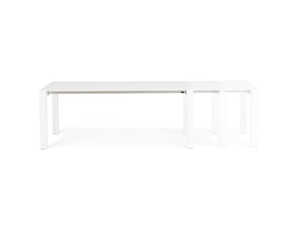 Table design extensible MAMAT blanche mate - 190(270)x95 cm