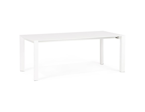 Table design extensible MAMAT blanche mate - 190(270)x95 cm