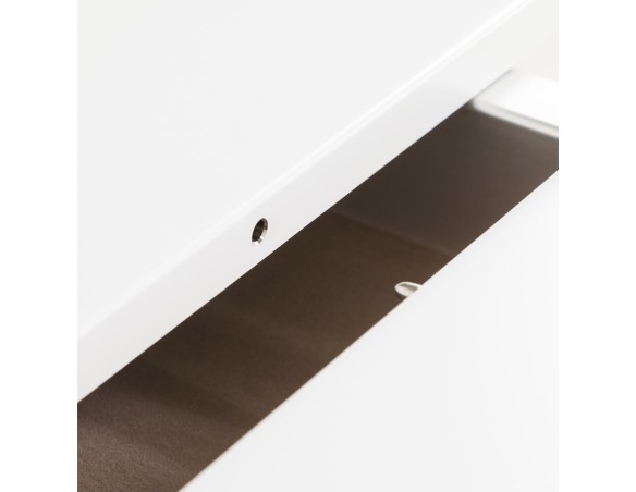 Table design extensible MAMAT blanche mate - 190(270)x95 cm