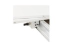Table design extensible MAMAT blanche mate - 190(270)x95 cm