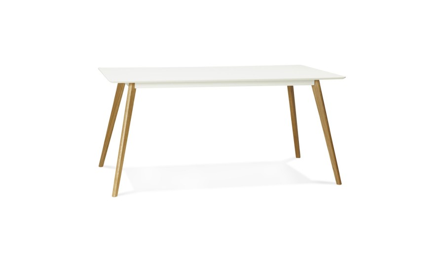 DT00410WH 5420072036717 Table de cuisine rectangulaire / bureau droit CANDY blanc - 160x90 cm DT00410WH 5420072036717 Table de cuisine rectangulaire / bureau droit CANDY blanc - 160x90 cm