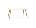 DT00410WH 5420072036717 Table de cuisine rectangulaire / bureau droit CANDY blanc - 160x90 cm