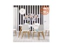Table de cuisine rectangulaire / bureau droit CANDY blanc - 160x90 cm