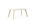 Table de cuisine rectangulaire / bureau droit CANDY blanc - 160x90 cm